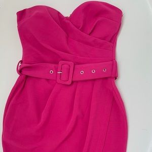 Fuchsia mini dress